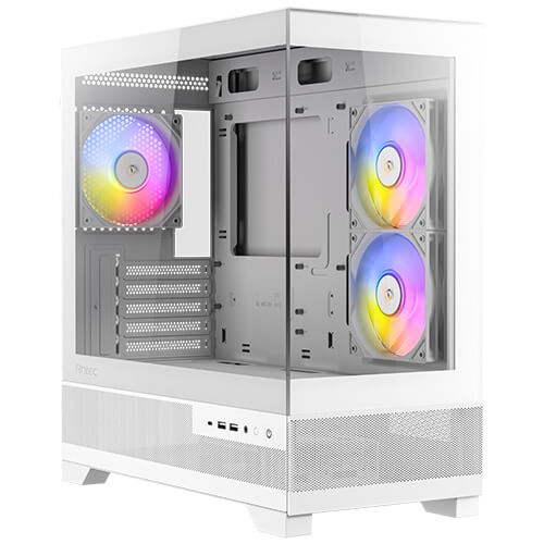 Antec CX500M ARGB White mid tower gaming case