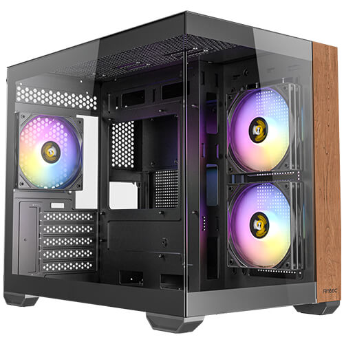 Antec CX600M Wood ARGB mid tower gaming case